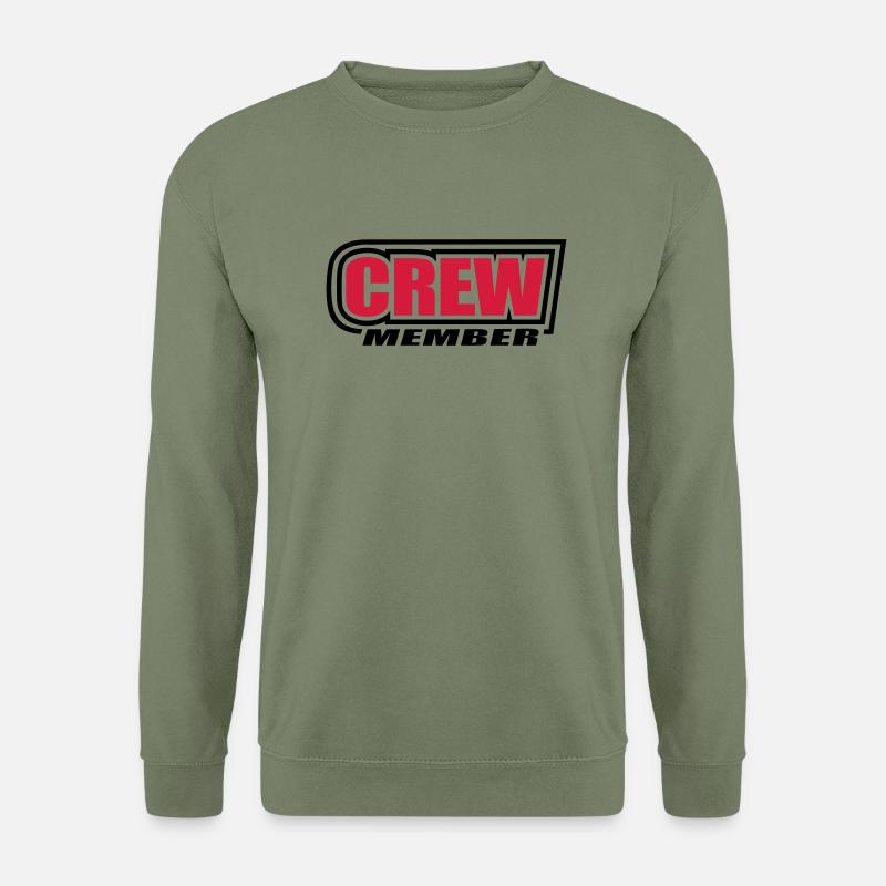 Crew Member Besatzung Segelboot Schiff Yacht Team - Unisex Pullover - Armeegrün