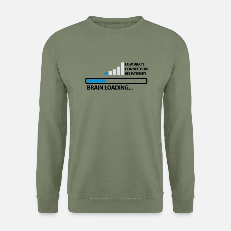 low_brain_connetion_loading_3c - Unisex Sweatshirt - army green