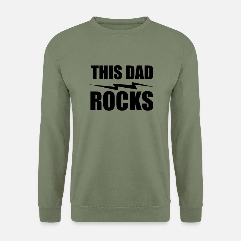 this dad rocks - Unisex Sweatshirt - army green