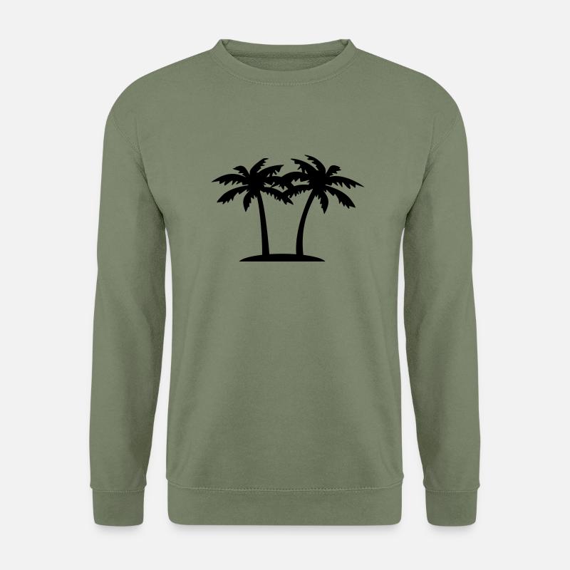 palm_trees__f1 - Unisex Pullover - Armeegrün
