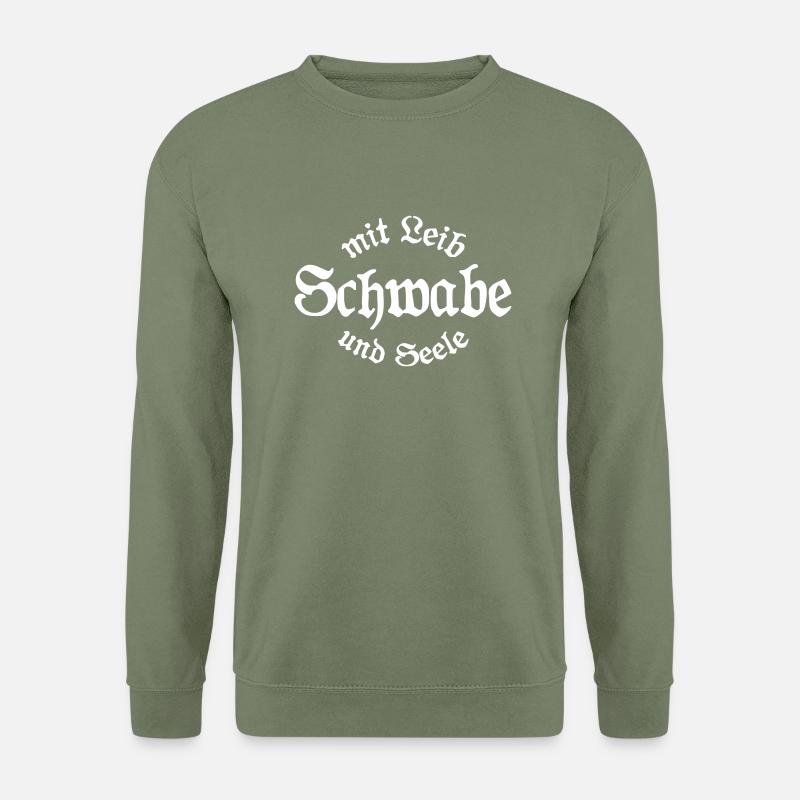 Schwabe mit Leib und Seele - Unisex Pullover - Armeegrün