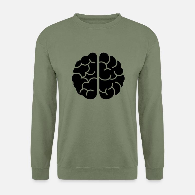 Brain - Unisex Pullover - Armeegrün