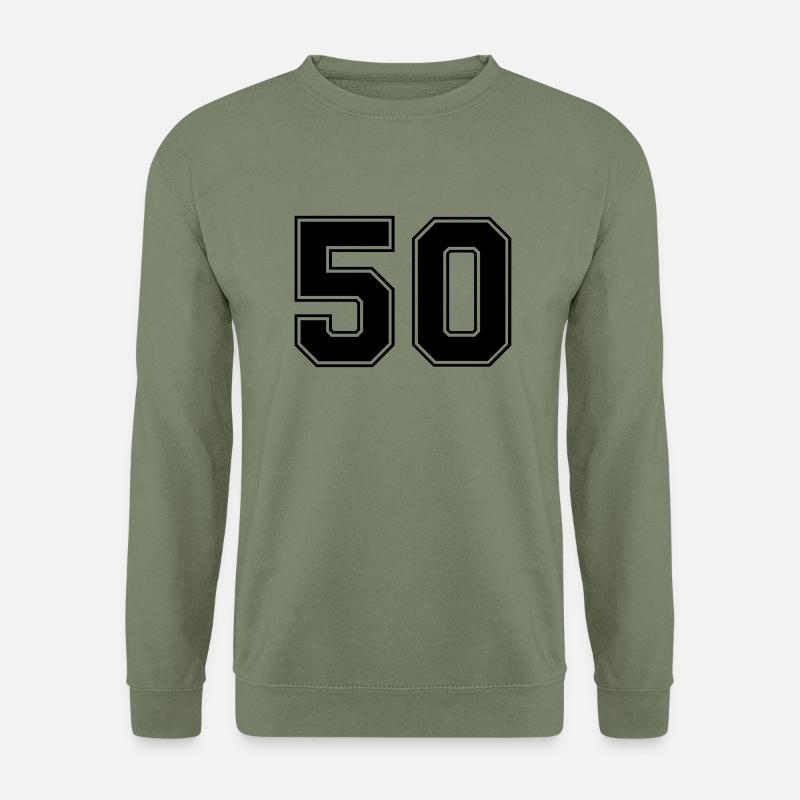 50 - Sweat-shirt Unisexe - vert militaire