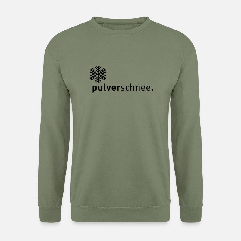 pulverschnee - Unisex Pullover - Armeegrün
