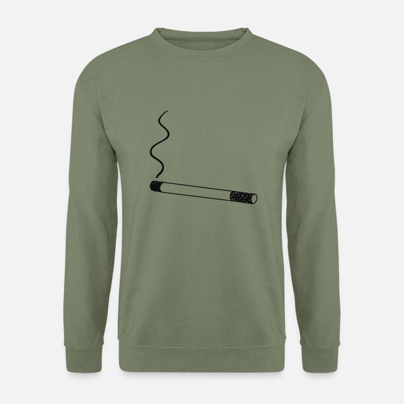 rauchen - Unisex Pullover - Armeegrün