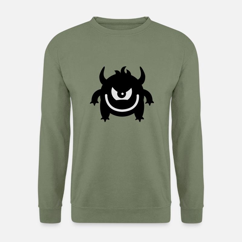 Böses Monster - Unisex Pullover - Armeegrün