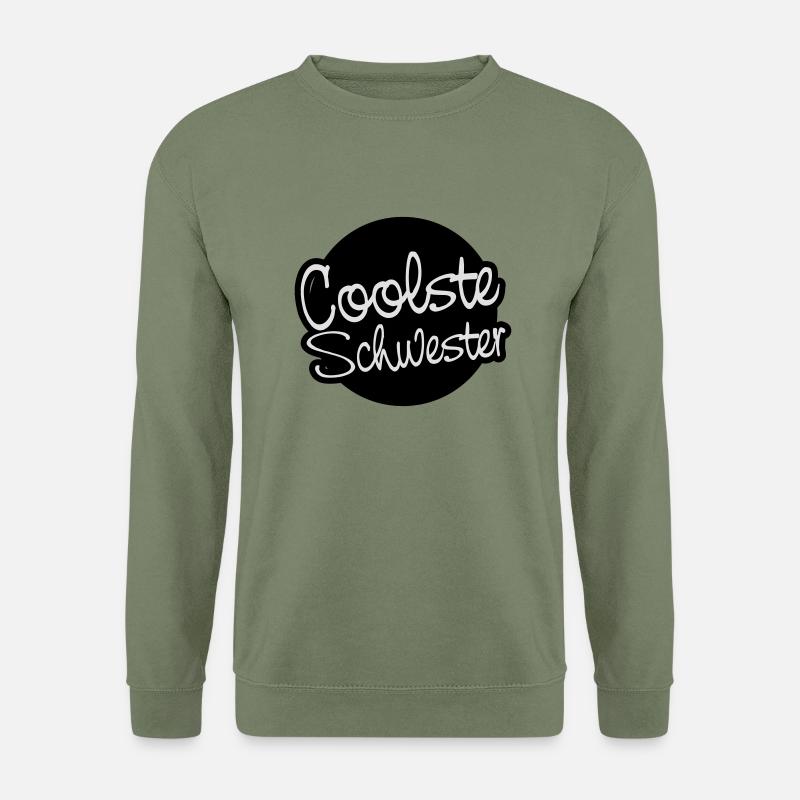 Coolste Schwester - Unisex Pullover - Armeegrün
