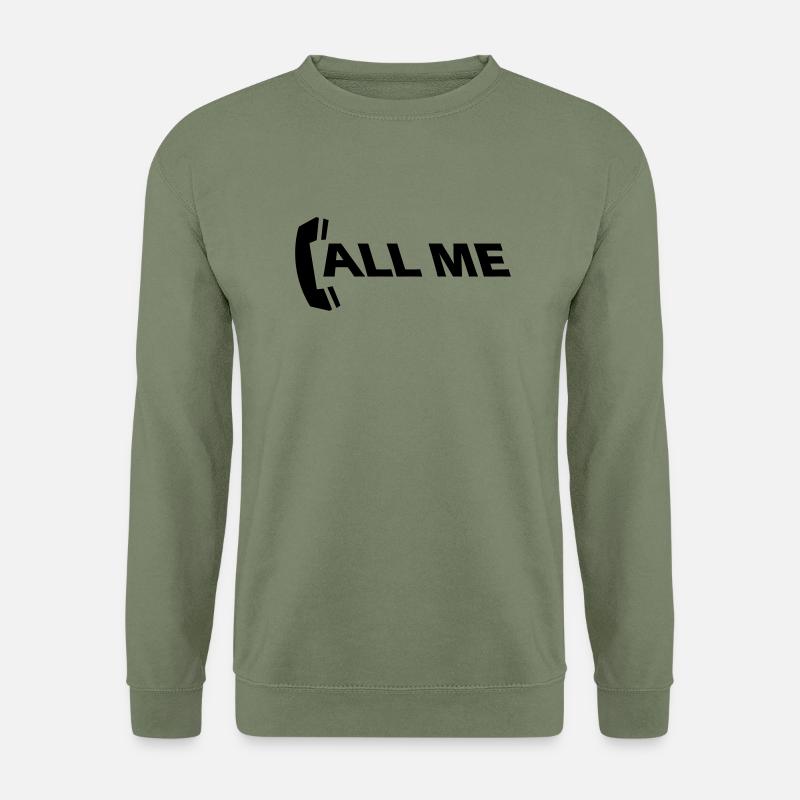 call_me_1c - Unisex Pullover - Armeegrün