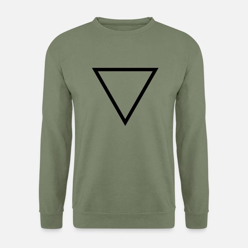 Dreieck - Unisex Pullover - Armeegrün