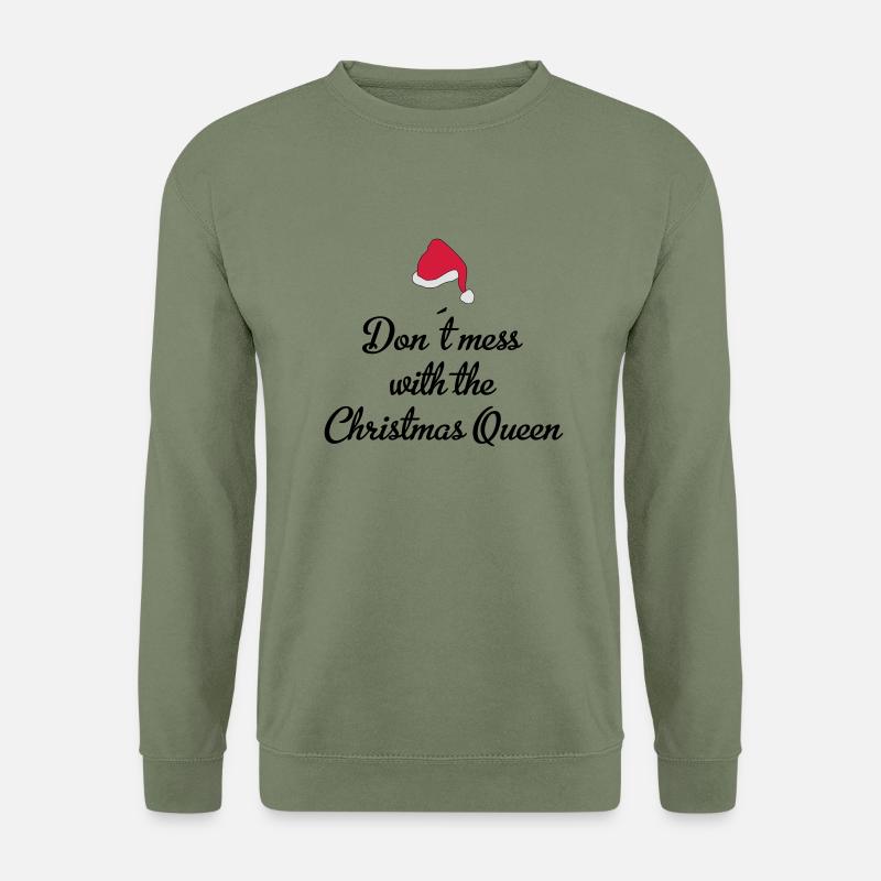 christmas queen - Unisex Pullover - Armeegrün