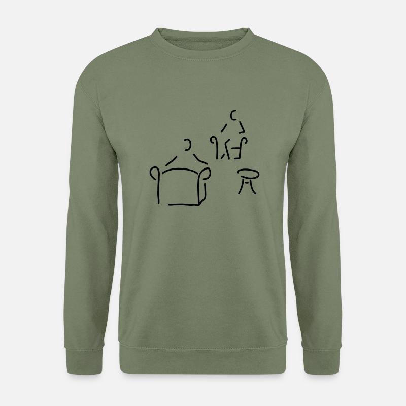 psychologe psychotherapie - Unisex Pullover - Armeegrün