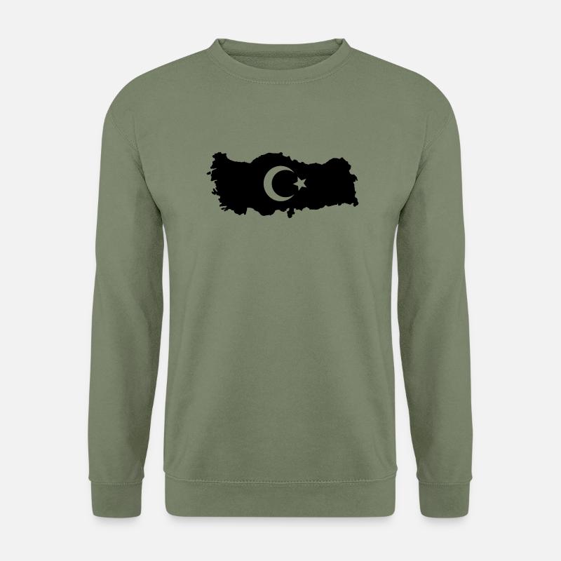 turkey_design_001 - Unisex Pullover - Armeegrün