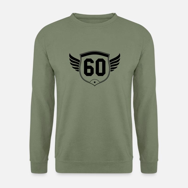 60 wappen - Unisex Pullover - Armeegrün