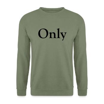 Only - Unisex Pullover - Armeegrün - Vorne - Alina (178cm) & Michal (187cm)