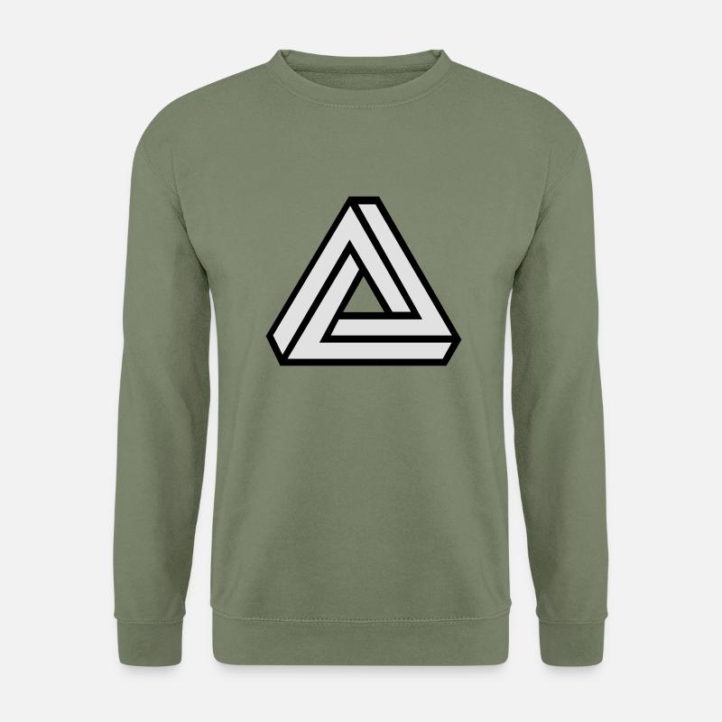 Triangle_v1 - Unisex Pullover - Armeegrün