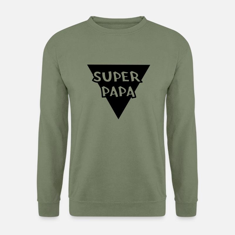 super vater - Unisex Pullover - Armeegrün