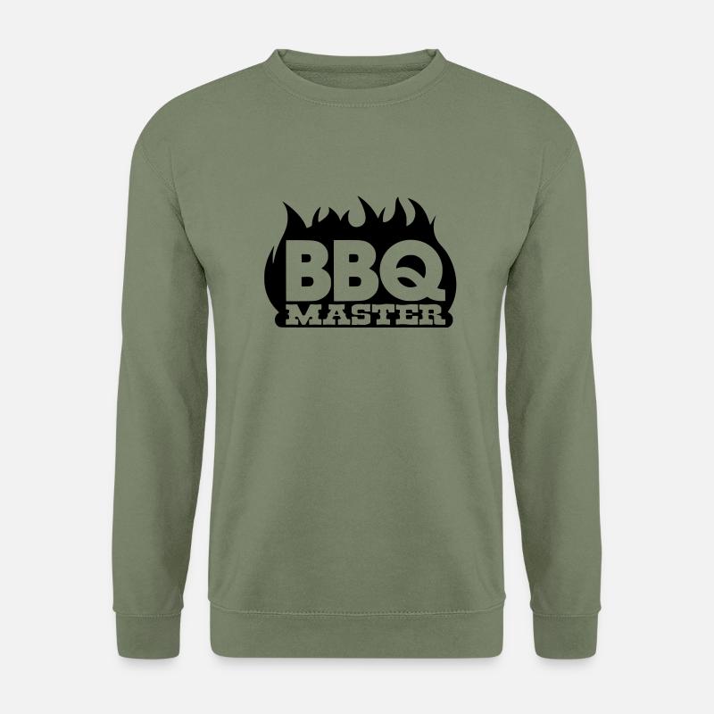 bbq_master - Unisex Pullover - Armeegrün