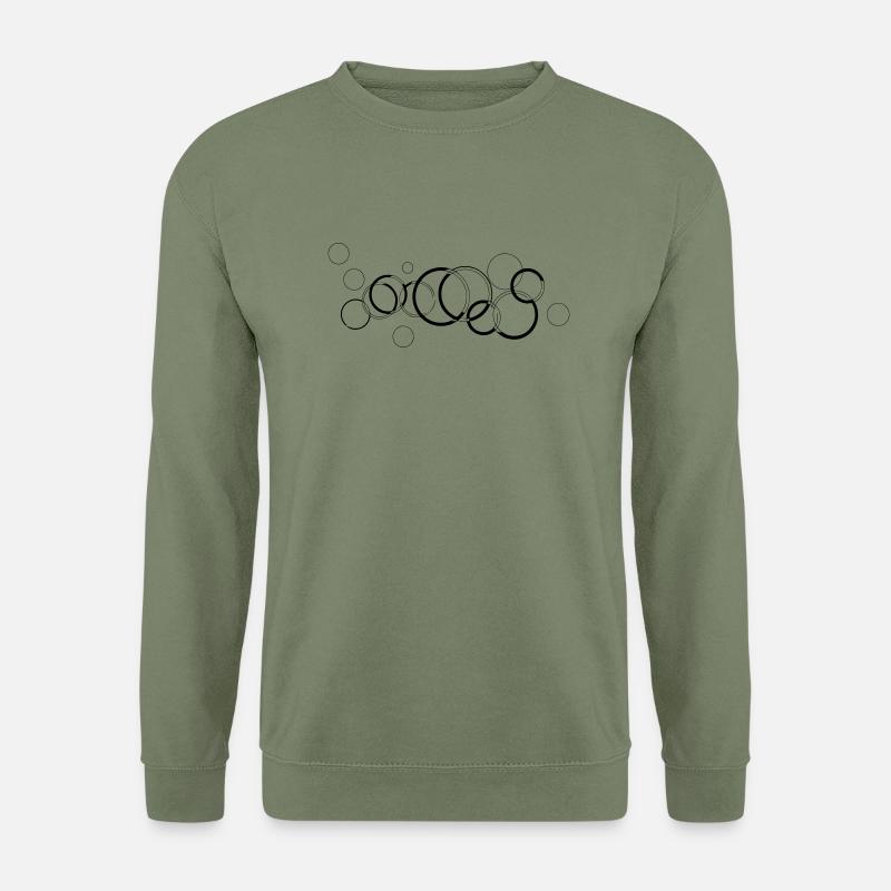 Circles - Unisex Pullover - Armeegrün