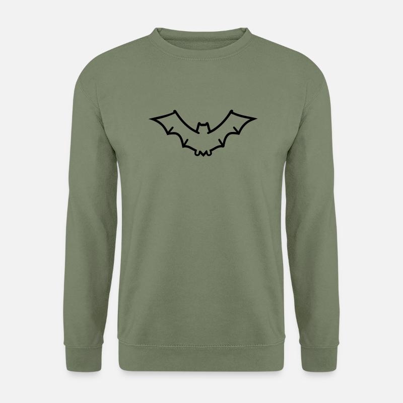 Fledermaus - Unisex Pullover - Armeegrün