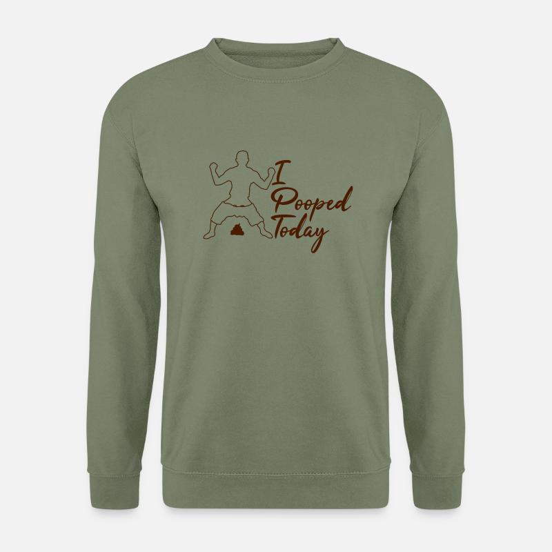 Hose runter Gewinner - Unisex Pullover - Armeegrün