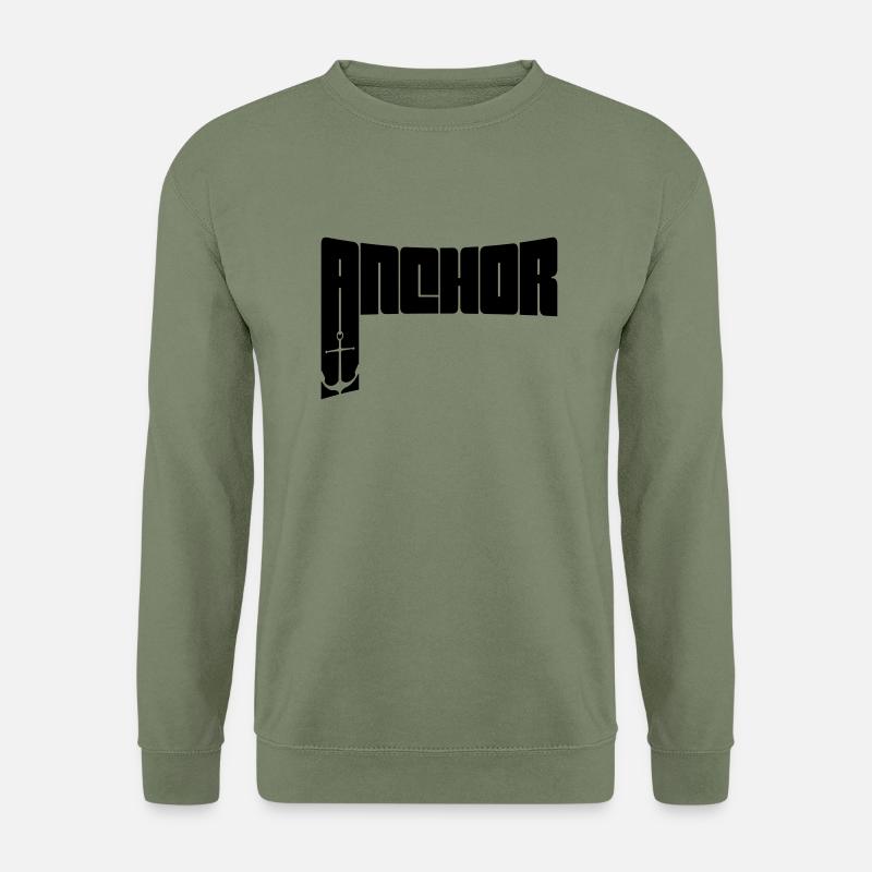 Équipe d’ancrage de texte - Sweat-shirt Unisexe - vert militaire