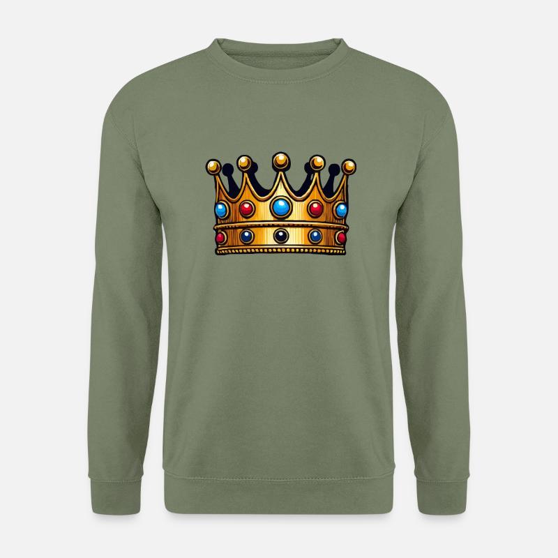 krone - Unisex Pullover - Armeegrün