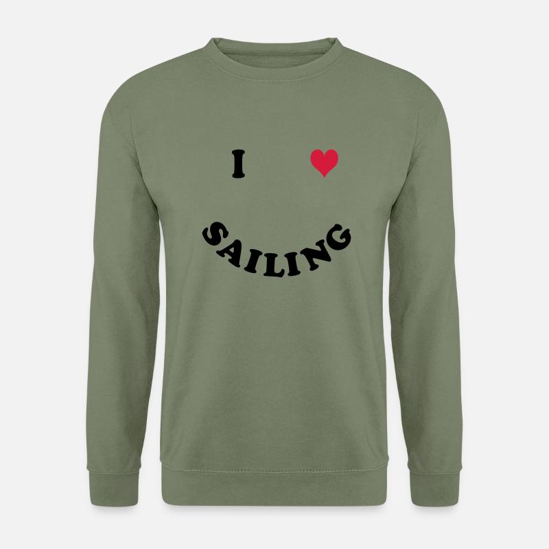 Segeln - Unisex Pullover - Armeegrün