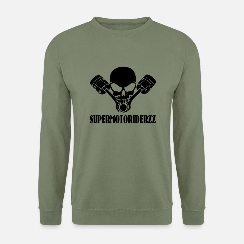 SupermotoRiderZz - Unisex Pullover - Armeegrün