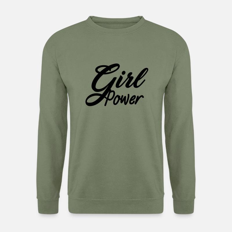 Girls power - Unisex Pullover - Armeegrün