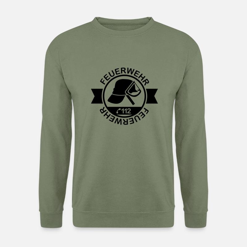 feuerwehr__f1 - Unisex Pullover - Armeegrün