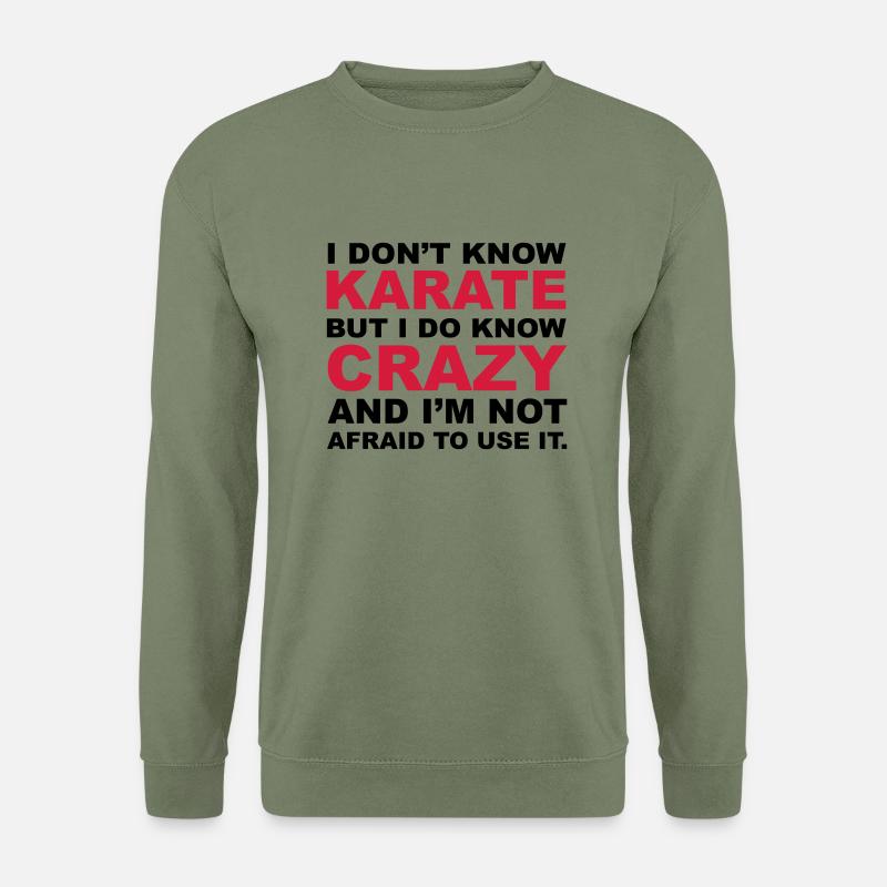 Crazy - Unisex Pullover - Armeegrün
