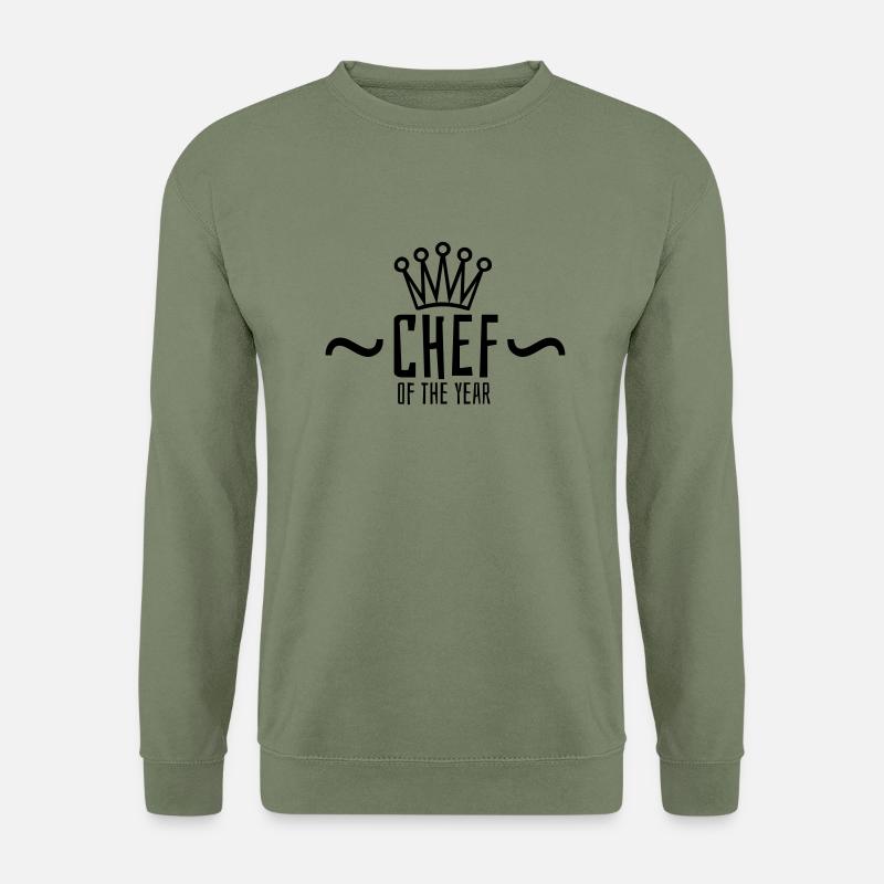 CHEF OF THE YEAR - Unisex Pullover - Armeegrün