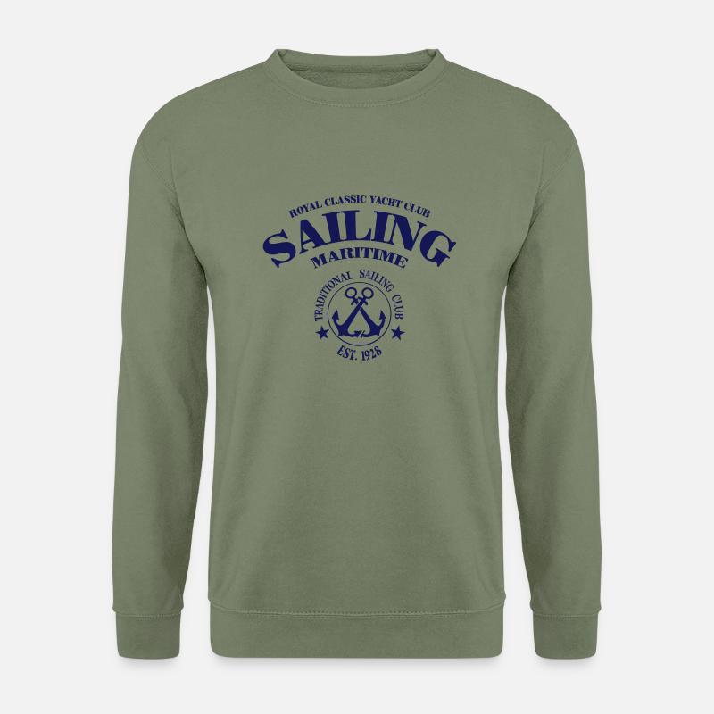 Maritime Sailing - Unisex Pullover - Armeegrün