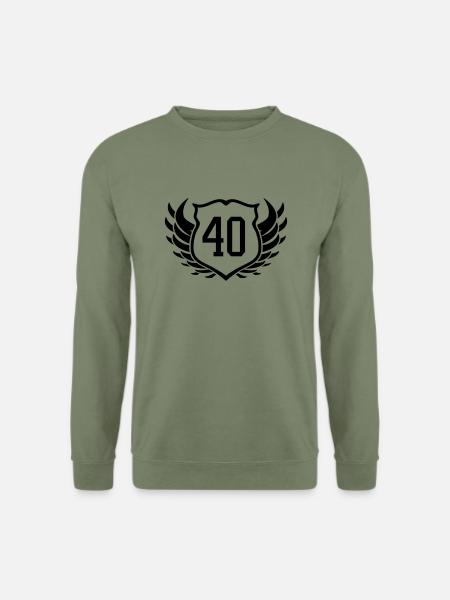 40 - Sweat-shirt Unisexe - vert militaire