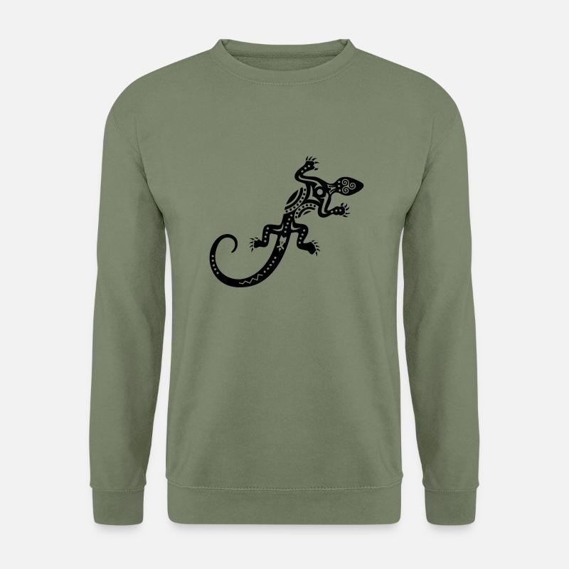 Eidechse - Unisex Pullover - Armeegrün