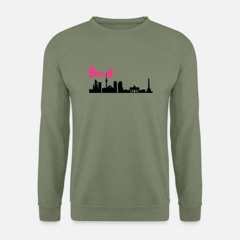 berlin_v4 - Unisex Pullover - Armeegrün
