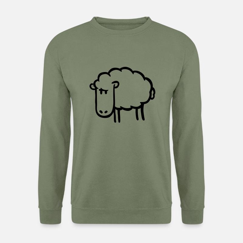 Schaf - Unisex Pullover - Armeegrün