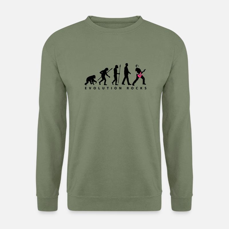 evolution_rocks_032012_b_2c - Unisex Sweatshirt - army green