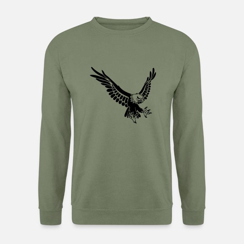 eagle - Unisex Pullover - Armeegrün