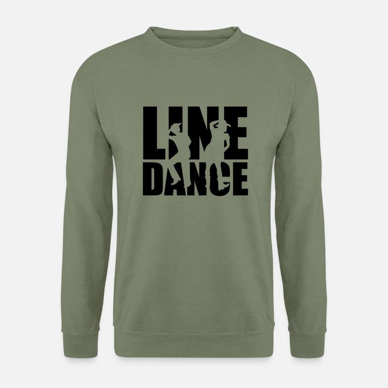 Line dance - Unisex Pullover - Armeegrün