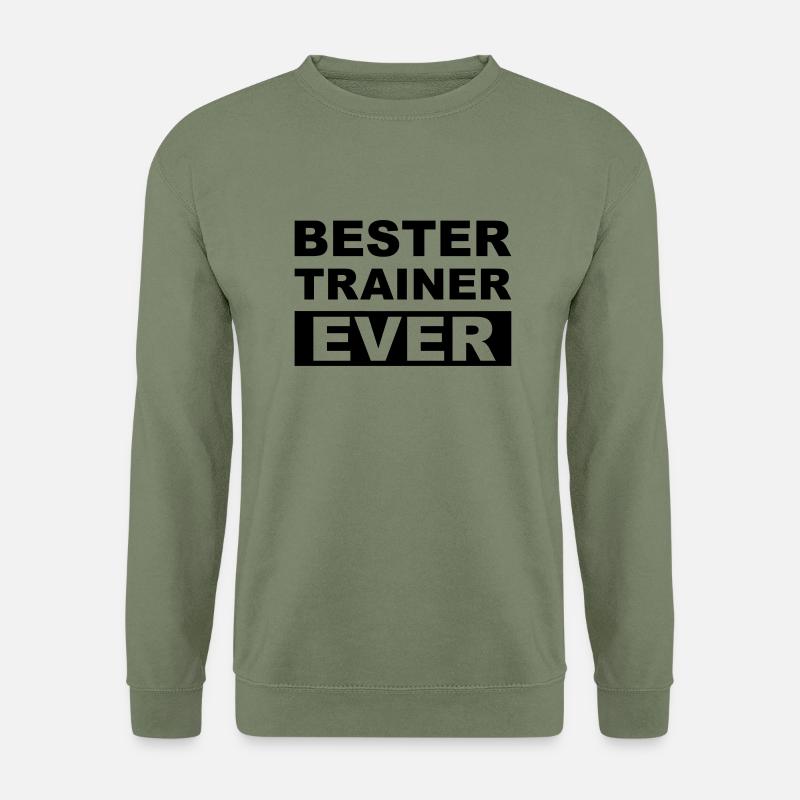 Bester Trainer ever - Unisex Pullover - Armeegrün