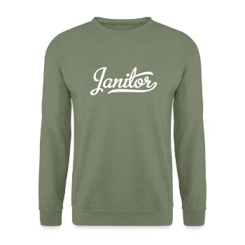 Gardien - Sweat-shirt Unisexe - vert militaire - Devant - Alina (178cm) & Michal (187cm)