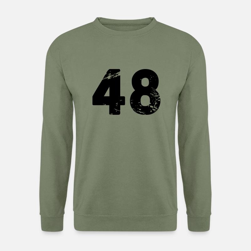 48 - Unisex Pullover - Armeegrün