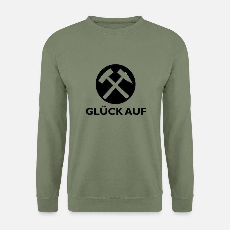 Glück Auf! - Unisex Pullover - Armeegrün