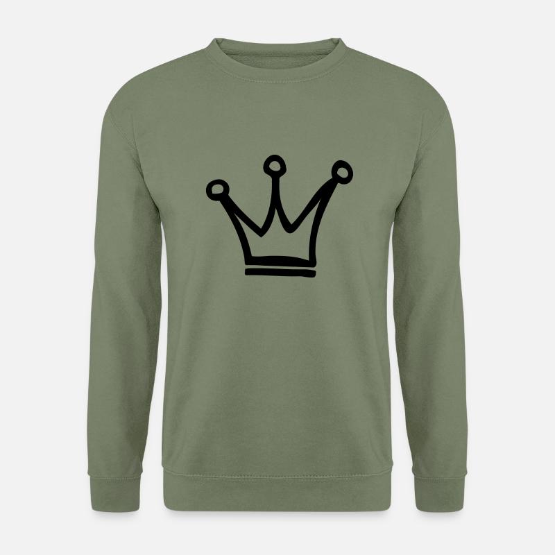 crown icon - Unisex Sweatshirt - army green