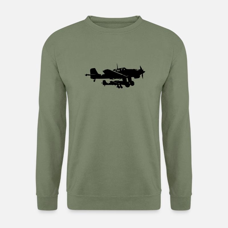 stuka_1 - Unisex Pullover - Armeegrün