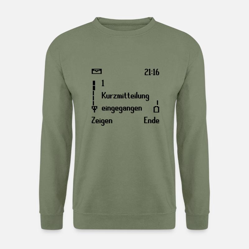 Retro Handy - Unisex Pullover - Armeegrün