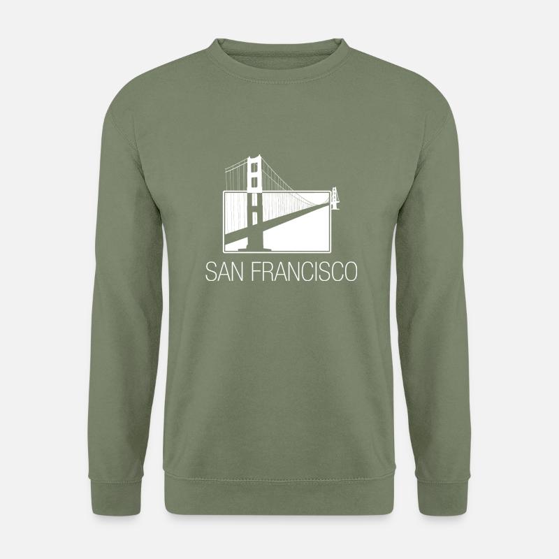 san francisco - Unisex Pullover - Armeegrün