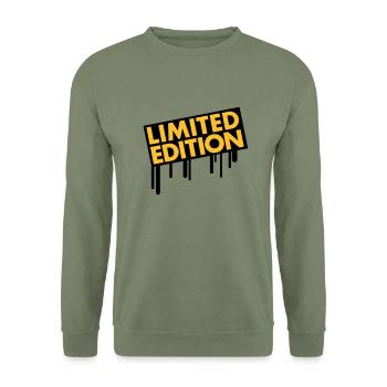 limited_edition_graffiti - Unisex Sweatshirt - army green - Front - Alina (178cm) & Michal (187cm)