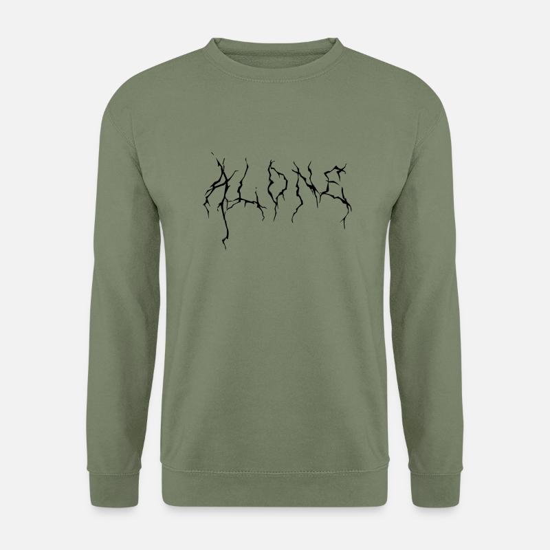 ALONE - Unisex Pullover - Armeegrün